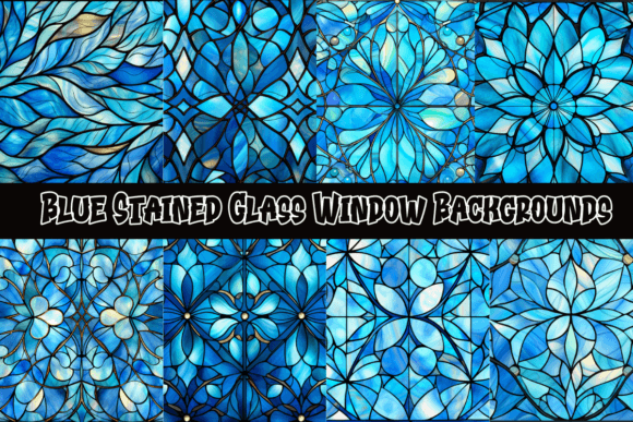 Blue Stained Glass Window Backgrounds: A Guide to Tranquil Design