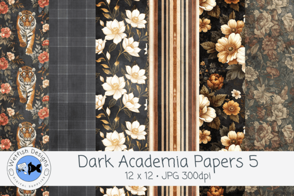 Dark Academia JPG Backgrounds 5: Your Digital Study Hall