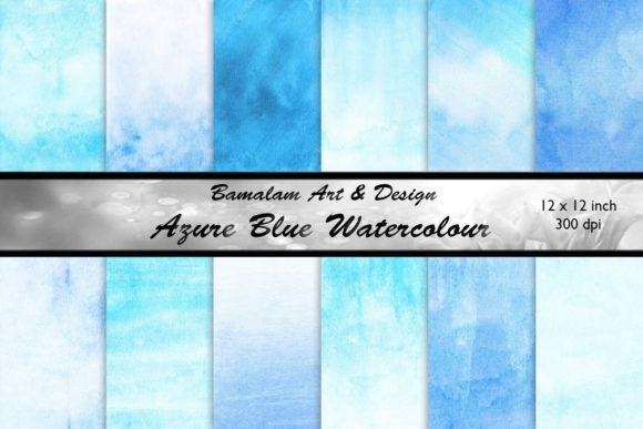 Exploring the Versatility of Azure Blue Watercolour Backgrounds