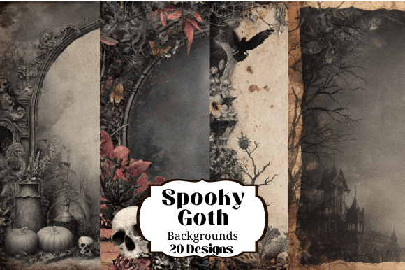 Unleash Dark Elegance: 20 Spooky Goth Backgrounds for Your Projects