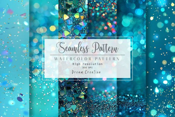 Unlocking the Magic of Teal Holographic Glitter Backgrounds