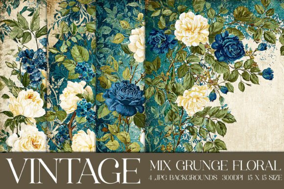 Vintage Grunge Floral Backgrounds, S15: Your New Secret Weapon