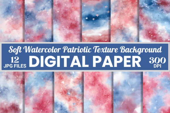 Watercolor Patriotic Texture Backgrounds: A Designer's Guide